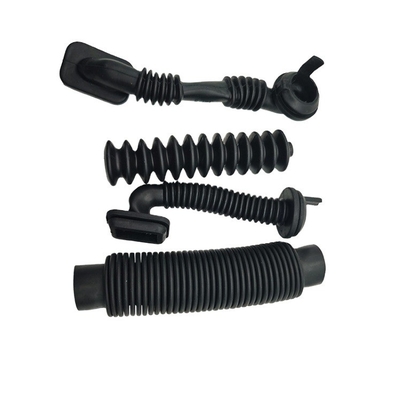 MVQ Custom Compression Molded Flexible Corrugated Silicone Rubber Bellows для формования
