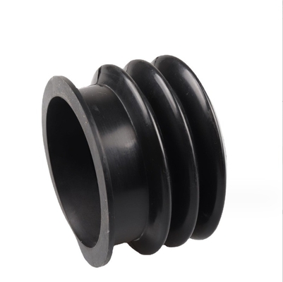 MVQ Custom Compression Molded Flexible Corrugated Silicone Rubber Bellows для формования