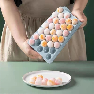 Многоразовое использование Ice Cube Tray Экологически чистый пищевой класс Круглый ледяной шар Мольда для холодильника
