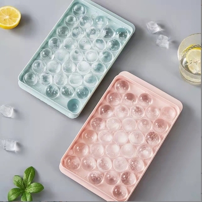 Многоразовое использование Ice Cube Tray Экологически чистый пищевой класс Круглый ледяной шар Мольда для холодильника