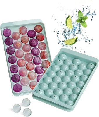 3D виски напиток Ice Ball Cube Maker Mold Trays устойчивые и поддоны с крышкой