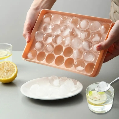 3D виски напиток Ice Ball Cube Maker Mold Trays устойчивые и поддоны с крышкой