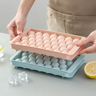 3D виски напиток Ice Ball Cube Maker Mold Trays устойчивые и поддоны с крышкой
