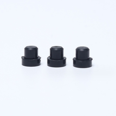 Специализированные уплотнительные детали EPDM/NBR/NR резиновый конец крышки с фиксированной натуральной резиновой розеткой