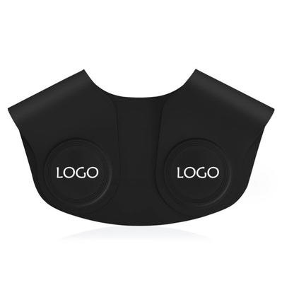 Custom Logo Barber Black Silicone Shawl для стрижки и окрашивания волос в салонах
