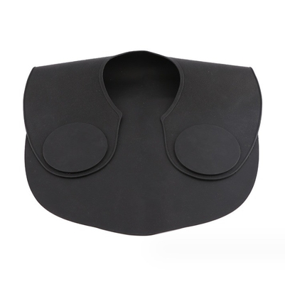 Custom Logo Barber Black Silicone Shawl для стрижки и окрашивания волос в салонах