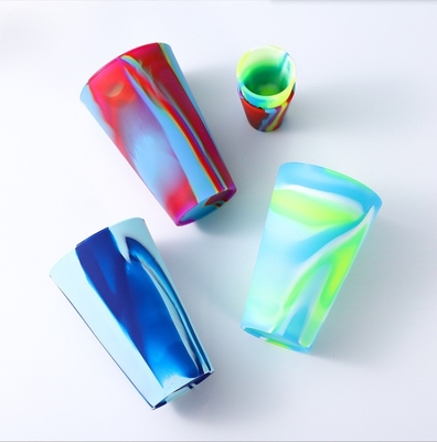 12 унций настраиваемый логотип кружки Силиконовый материал изолированный Travel Tumbler Cup с ручкой