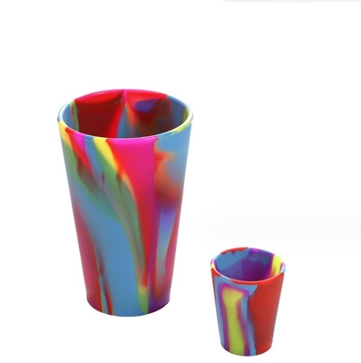 12 унций настраиваемый логотип кружки Силиконовый материал изолированный Travel Tumbler Cup с ручкой