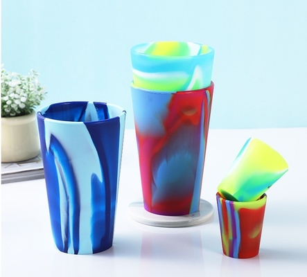 12 унций настраиваемый логотип кружки Силиконовый материал изолированный Travel Tumbler Cup с ручкой