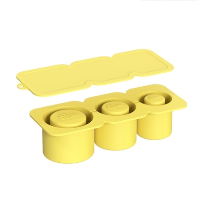 Силиконовый Stanley Ice Cube Tray с крышкой 3 полые цилиндровые ледяные формы для 30-40 унций чашек