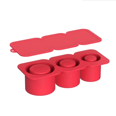 Силиконовый Stanley Ice Cube Tray с крышкой 3 полые цилиндровые ледяные формы для 30-40 унций чашек