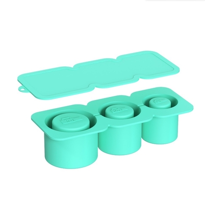 Силиконовый Stanley Ice Cube Tray с крышкой 3 полые цилиндровые ледяные формы для 30-40 унций чашек